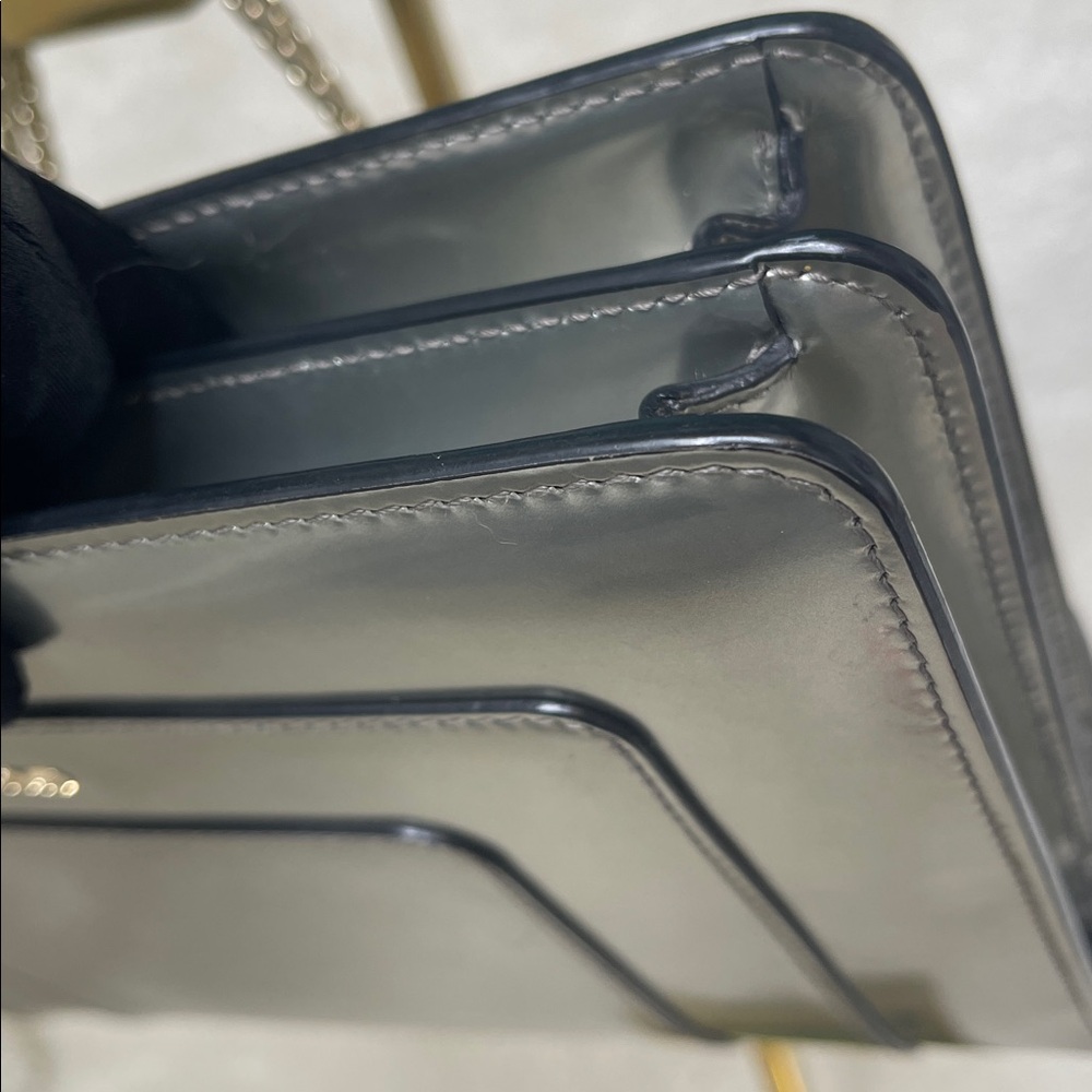 Bulgari Silver Patent Leather Serpenti Shoulder/Crossbody Perfectly Imperfect - Picture 10 of 16